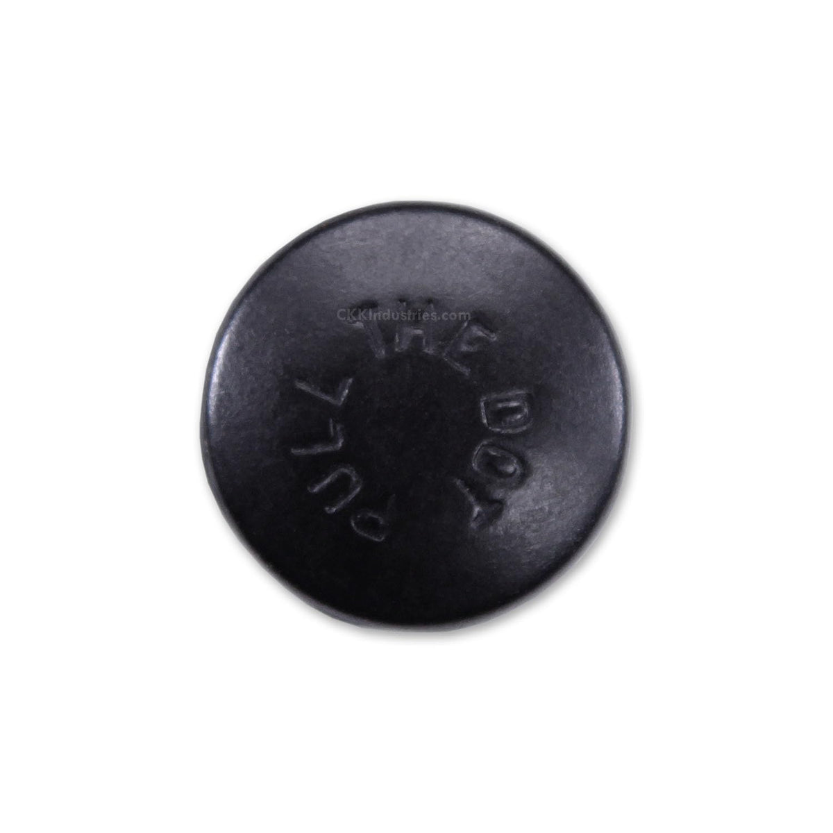 HolsterSmith Metal Snap Sets - (Line 24) - (Pull the Dot) - (Black) - (1 Set) - for Leather, Holsters, Sheaths, Pouches, and Clothing