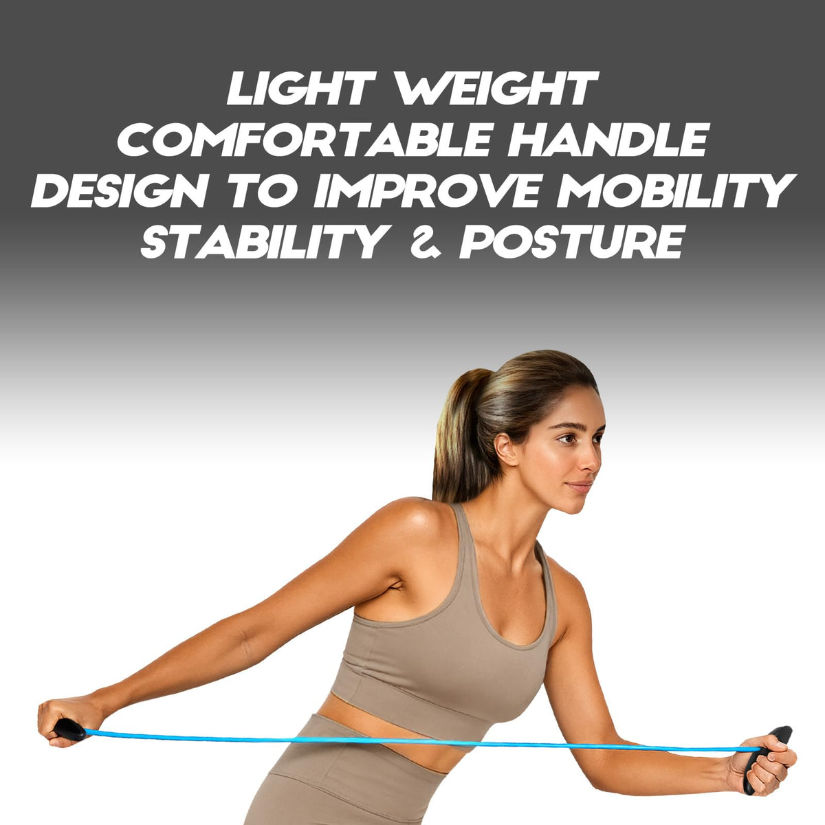 Usmack Resistance Bands for Arm - Home Fitness Equipment for Upper Body Toning, 20 lb Exercise Bands to Improve Mobility & Stability, Portable Resistance Bands for Women Men