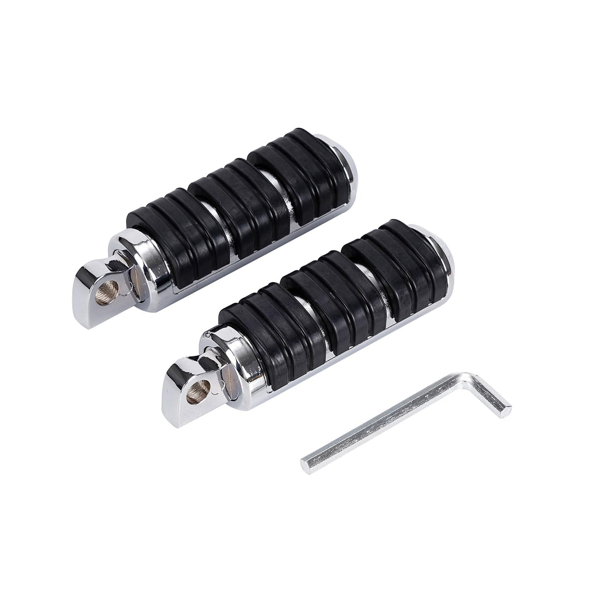 10mm Motorcycle Footpegs Passenger Foot Pegs Highway Pegs Fit Harley Sportster Softail Dyna Touring