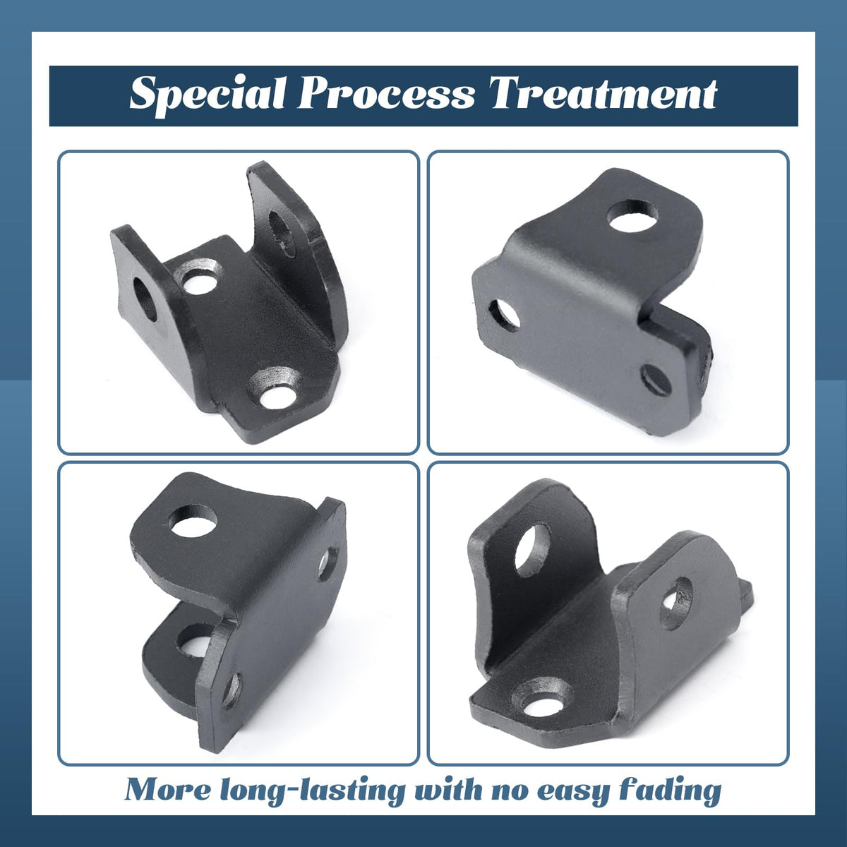 Esttlamer 1 Pair E-Dirt Bike Foot Pegs Bracket Holder Compatible with Tuttio Soleil 01, Footpegs Mount Aluminum Footrest Bracket