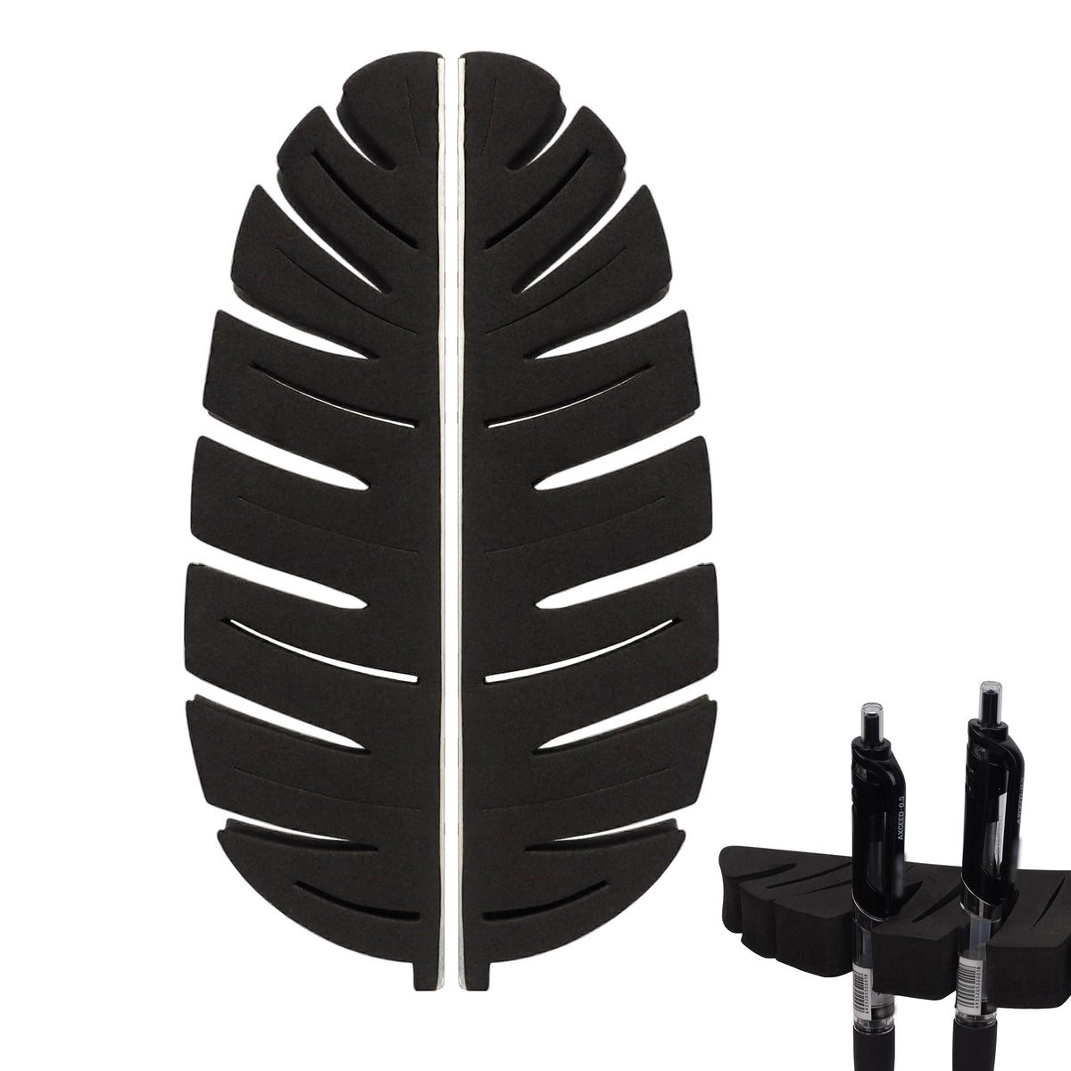 JANKOW Paint Brush Holder Drying Rack, 2Pcs Multifunctional Pen Rack, Black