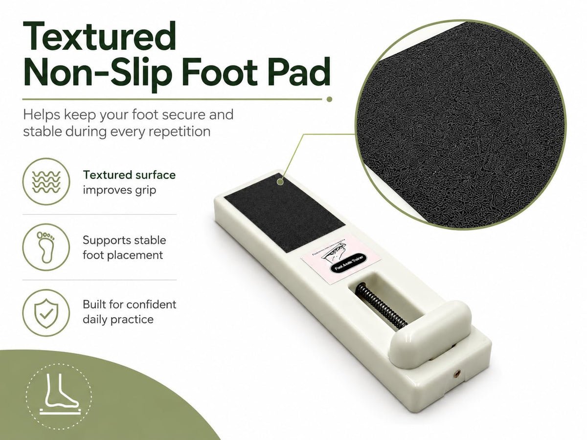 Foot Arch Trainer for Flat Feet, ABS Foot Strengthener for Dance Training, Foot Arch Exerciser for Plantar Fasciitis Relief, Portable Foot Workout Tool