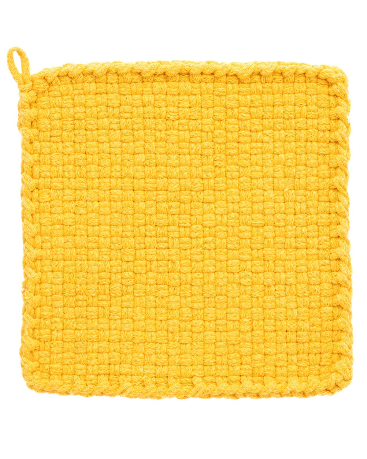 Harrisville Designs Friendly Loom | 10” PRO-Sized Yellow Potholder Weaving Loops | Craft 2 Cotton Potholders