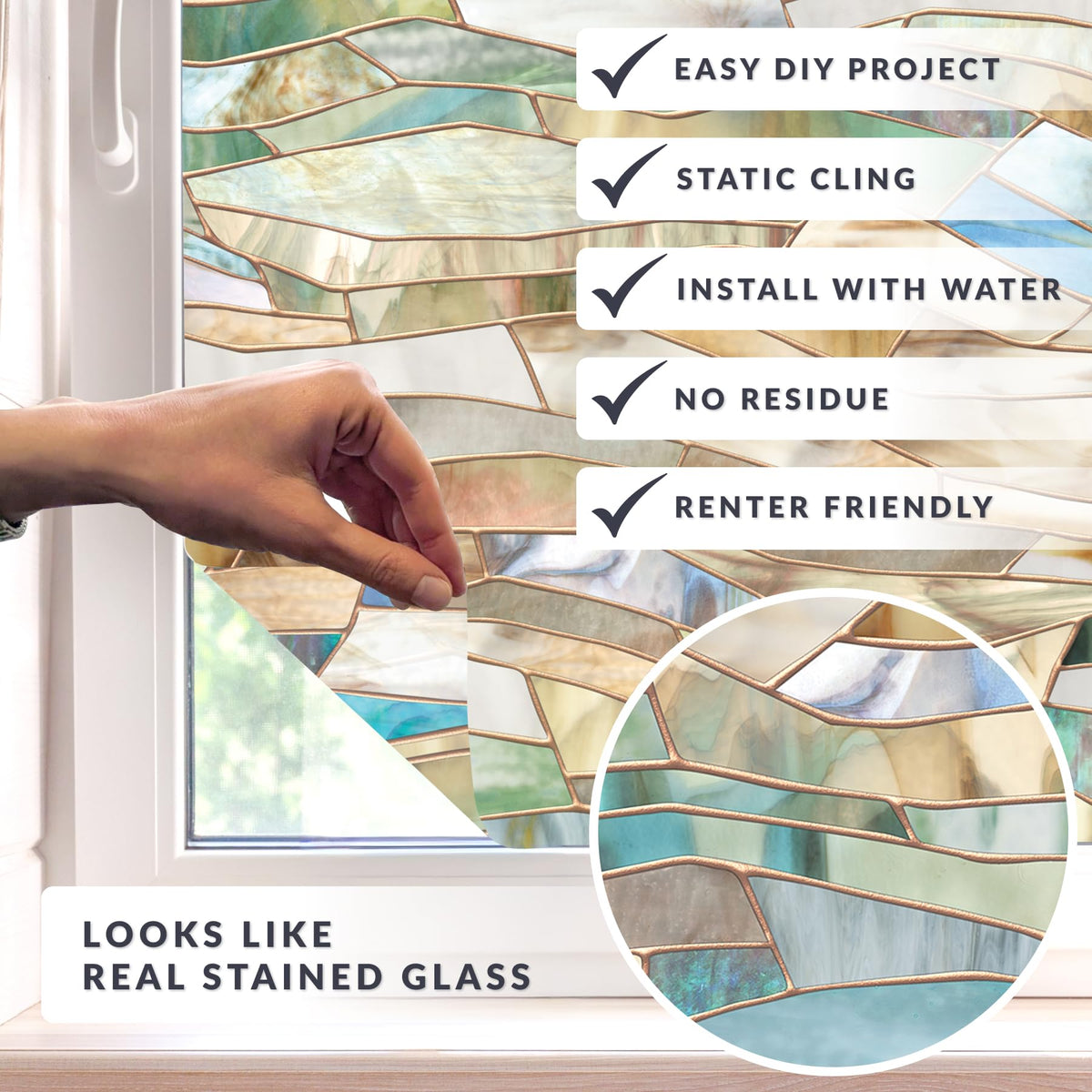 Artscape Terrazzo Window Film 24" X 36"