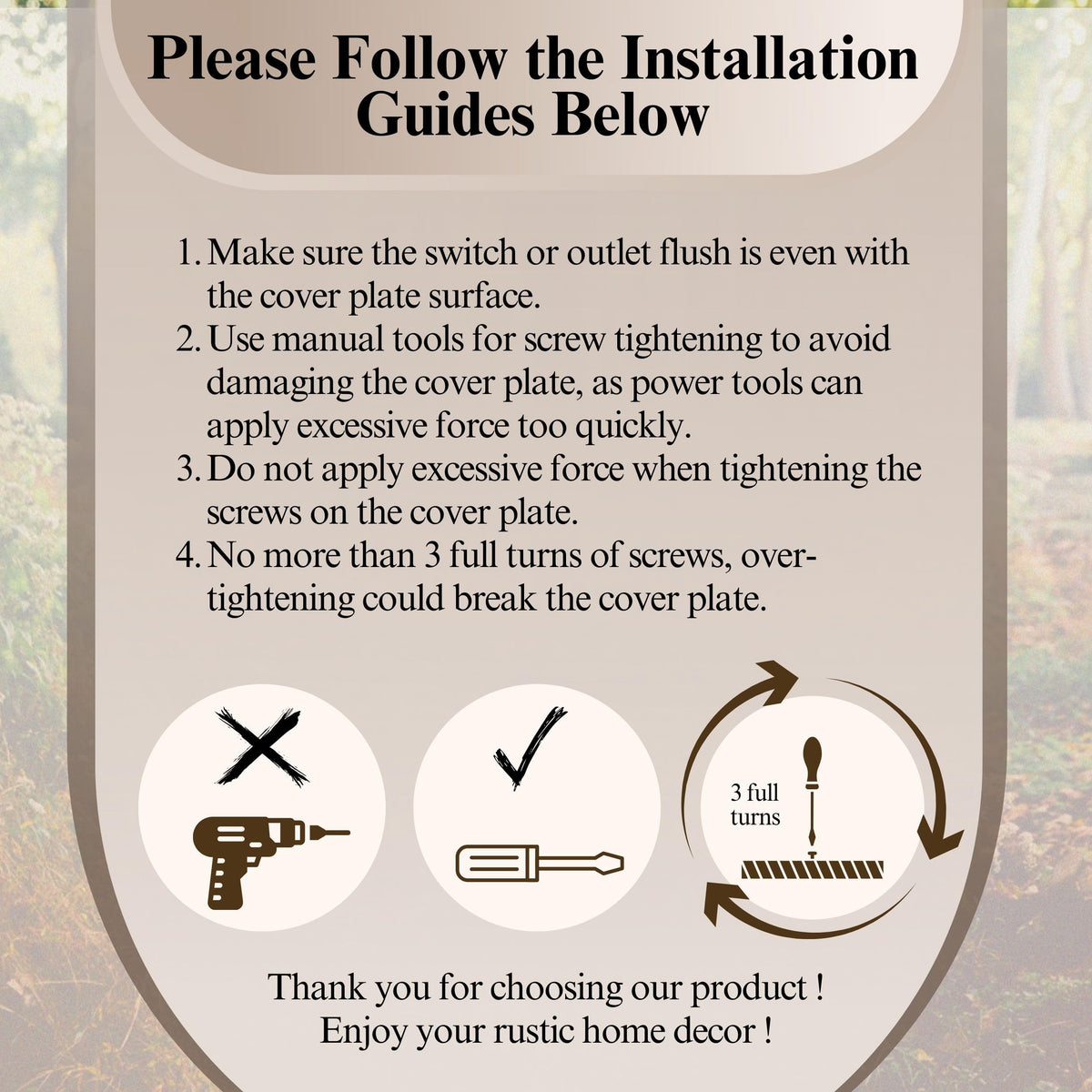 BestGiftEver Black Bear on Logs Triple Toggle Switch Cover Wall Plate for Cabin Lodge Style Home Decor | Ideal for Nature and Wildlife Lover