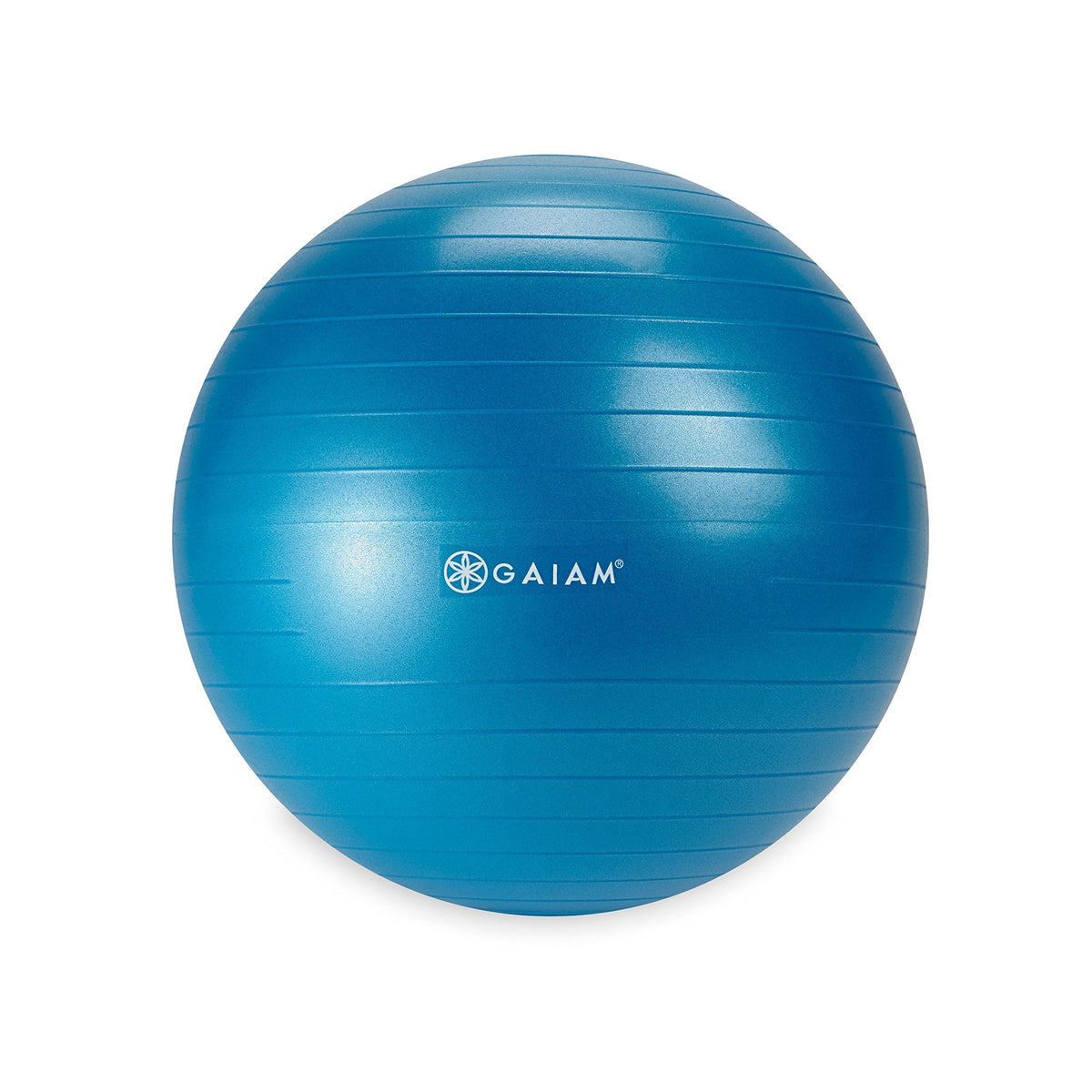 Gaiam Kids Balance Ball Exercise Stability Yoga Ball, Blue, 45cm
